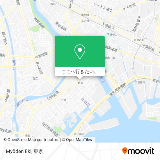 Myōden Eki地図