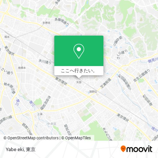 Yabe eki地図
