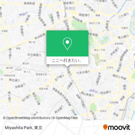 Miyashita Park地図