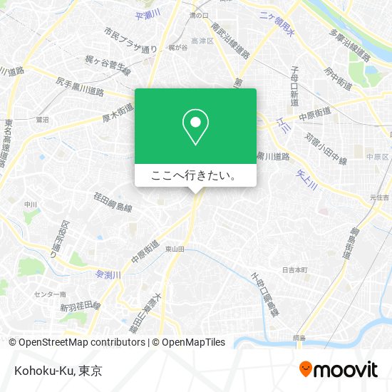 Kohoku-Ku地図