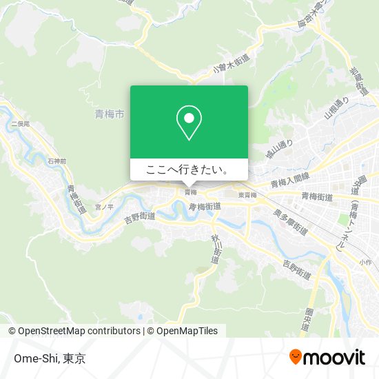 Ome-Shi地図
