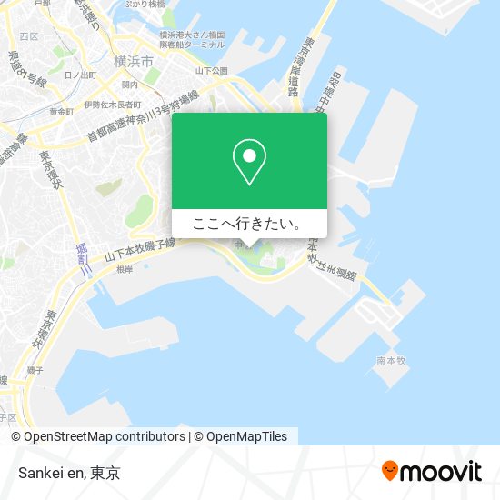 Sankei en地図