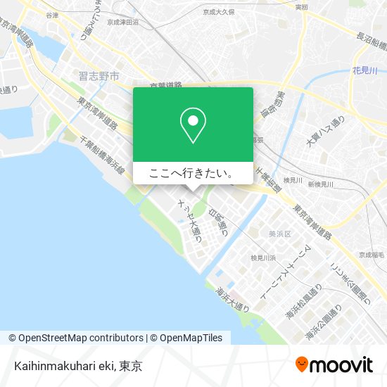 Kaihinmakuhari eki地図