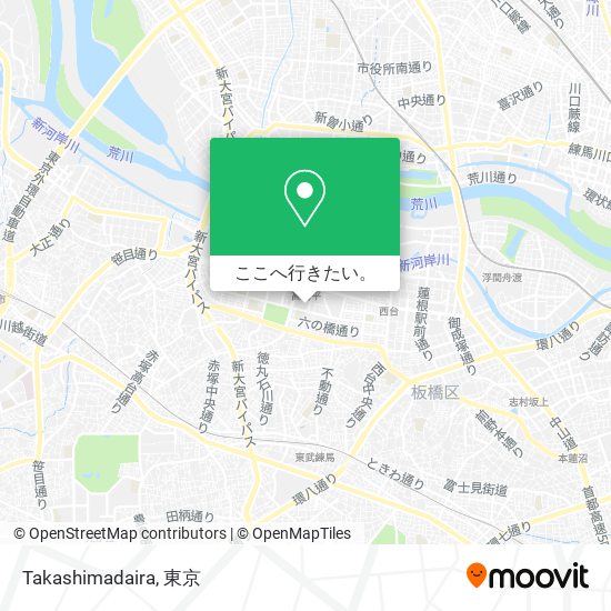 Takashimadaira地図