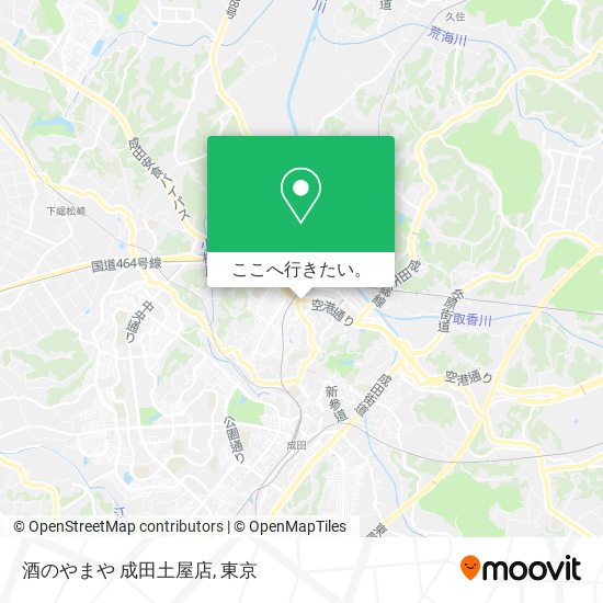 酒のやまや 成田土屋店地図