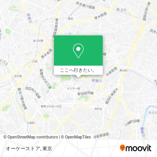 オーケーストア地図