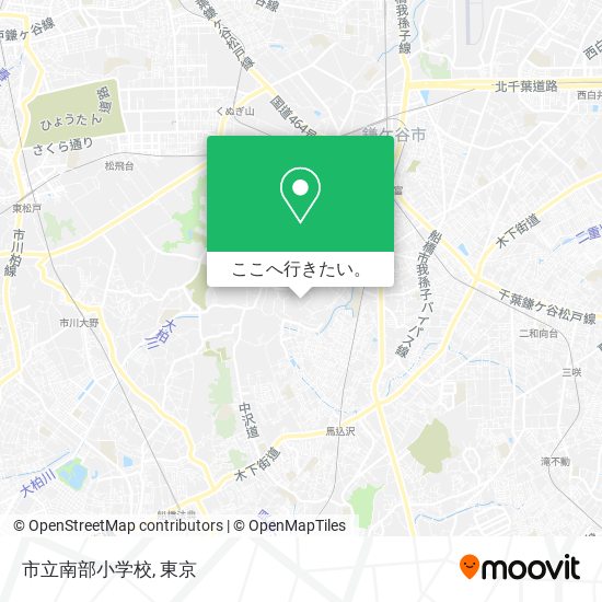 市立南部小学校地図