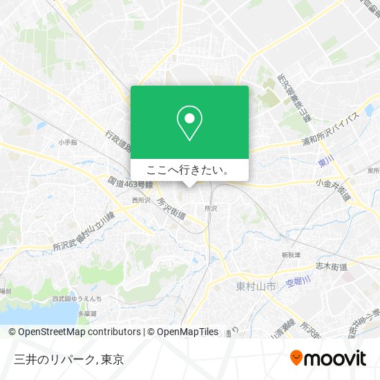 三井のリパーク地図