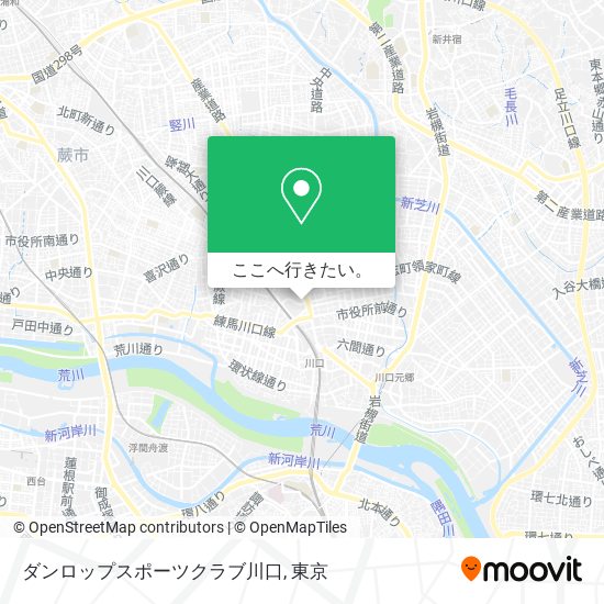 ダンロップスポーツクラブ川口地図