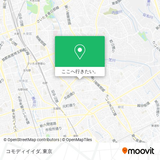 コモディイイダ地図