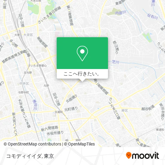 コモディイイダ地図