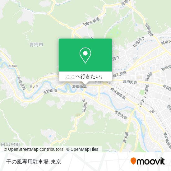 千の風専用駐車場地図