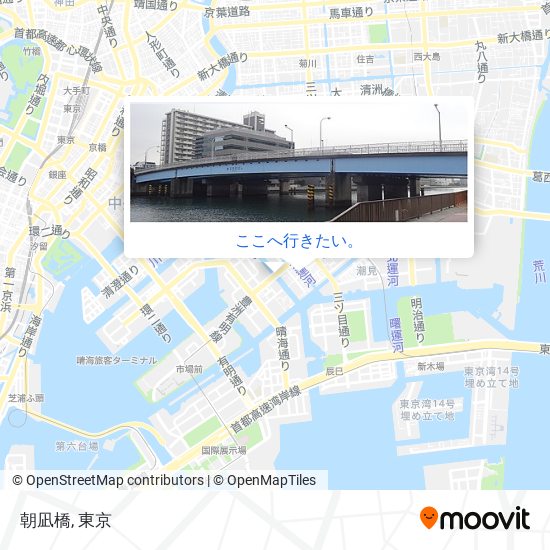 朝凪橋地図