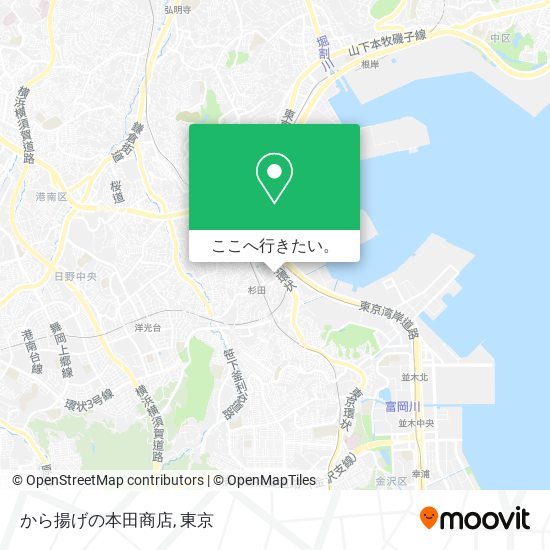 から揚げの本田商店地図