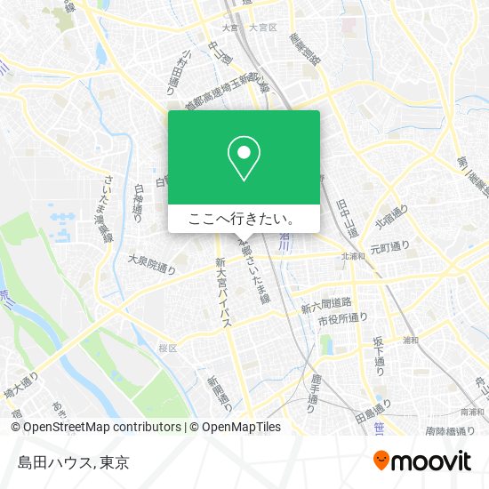 島田ハウス地図