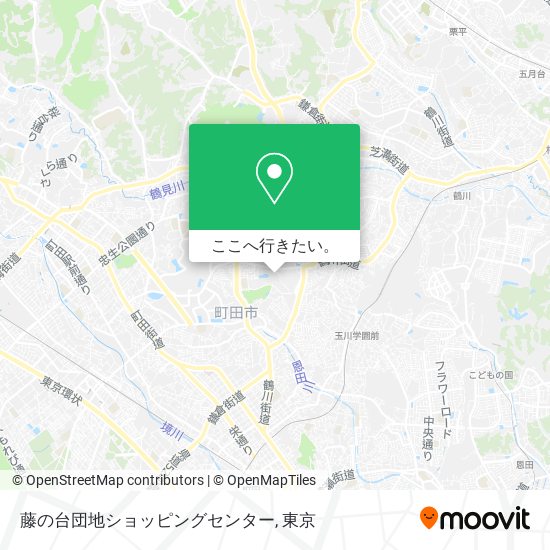 藤の台団地ショッピングセンター地図