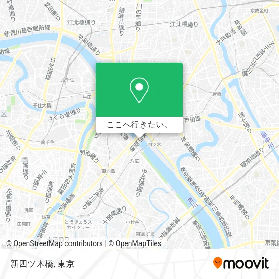 新四ツ木橋地図