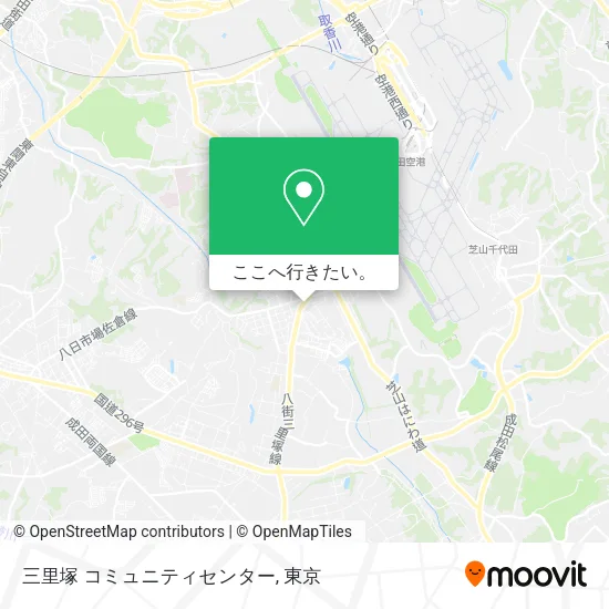 三里塚 コミュニティセンター地図