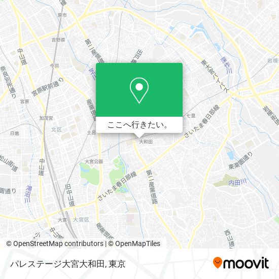 パレステージ大宮大和田地図