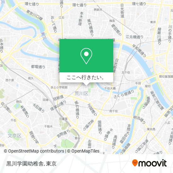黒川学園幼稚舎地図