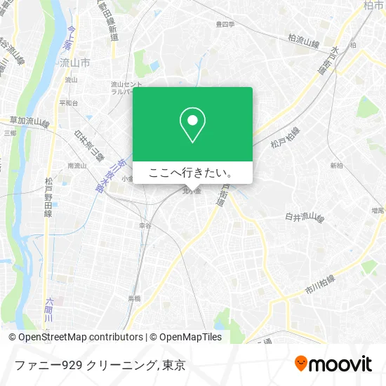 ファニー929 クリーニング地図
