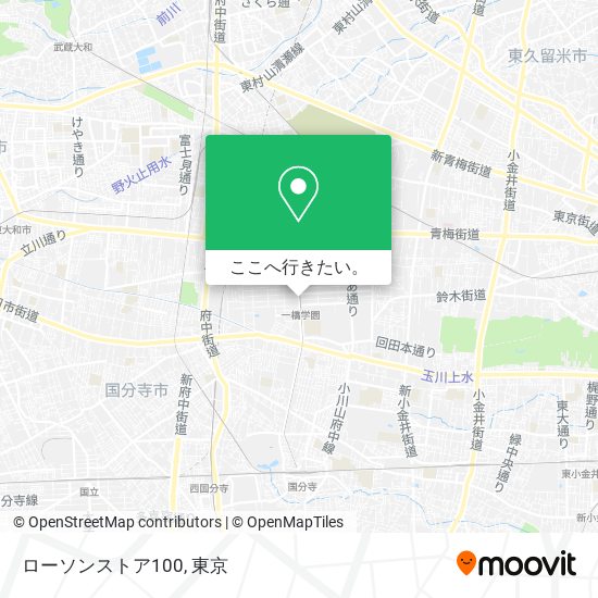 ローソンストア100地図