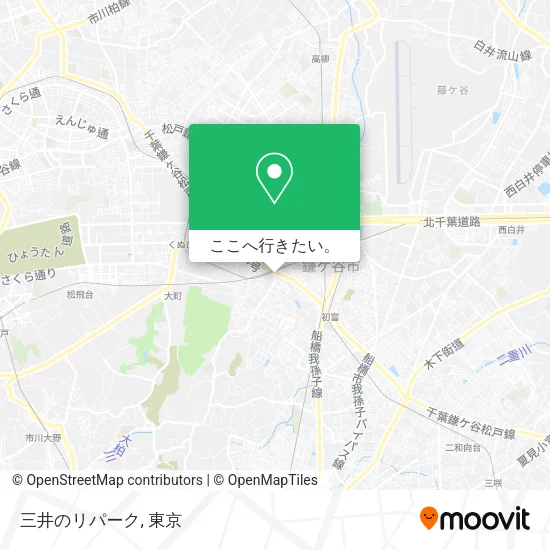 三井のリパーク地図