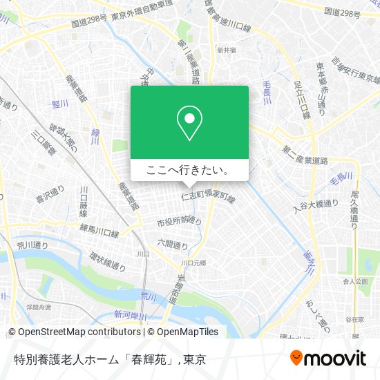 特別養護老人ホーム「春輝苑」地図