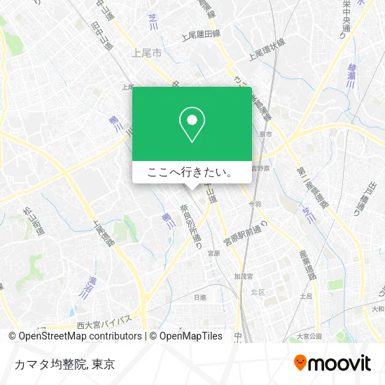 カマタ均整院地図