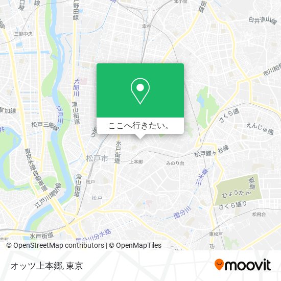 オッツ上本郷地図