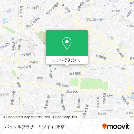 バイクルプラザ　ミツイキ地図