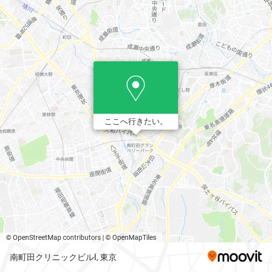 南町田クリニックビルⅠ地図