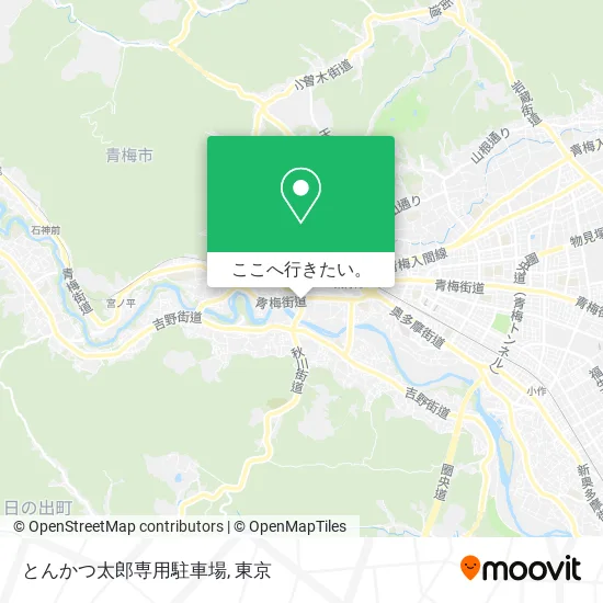 とんかつ太郎専用駐車場地図