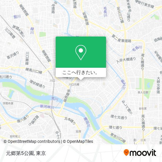 元郷第5公園地図