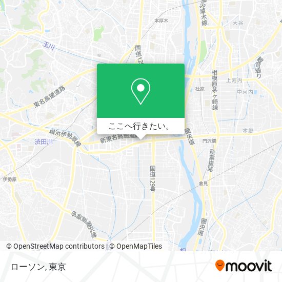 ローソン地図