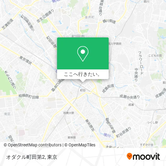 オダクル町田第2地図