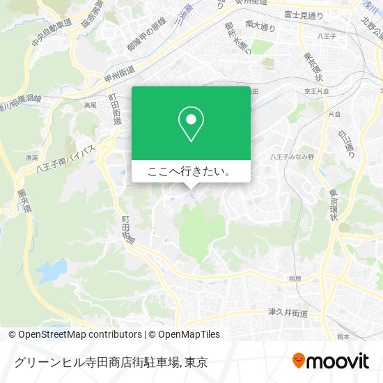 グリーンヒル寺田商店街駐車場地図