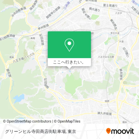 グリーンヒル寺田商店街駐車場地図