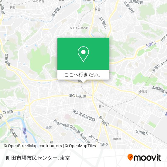 町田市堺市民センター地図