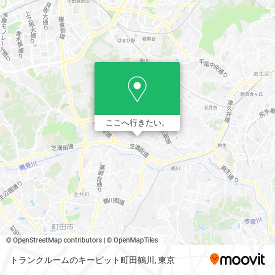 トランクルームのキーピット町田鶴川地図
