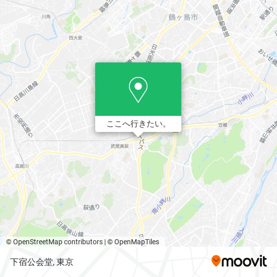 下宿公会堂地図