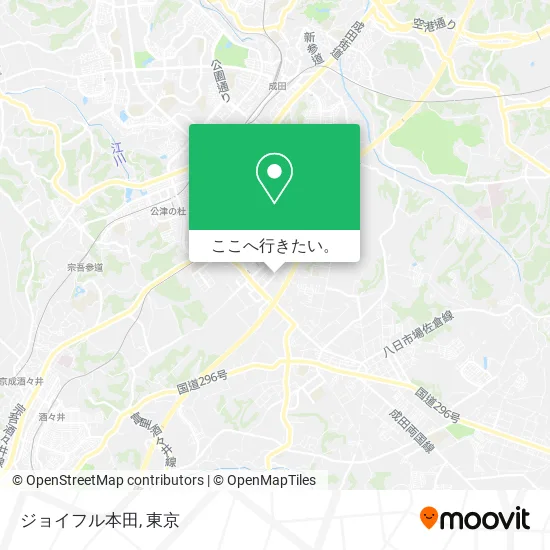 ジョイフル本田地図