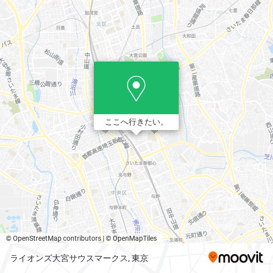 ライオンズ大宮サウスマークス地図