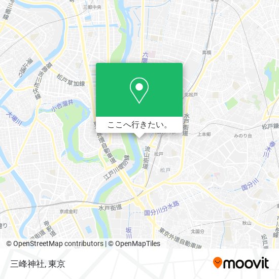 三峰神社地図