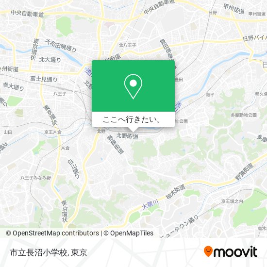 市立長沼小学校地図