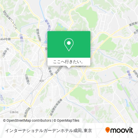 インターナショナルガーデンホテル成田地図