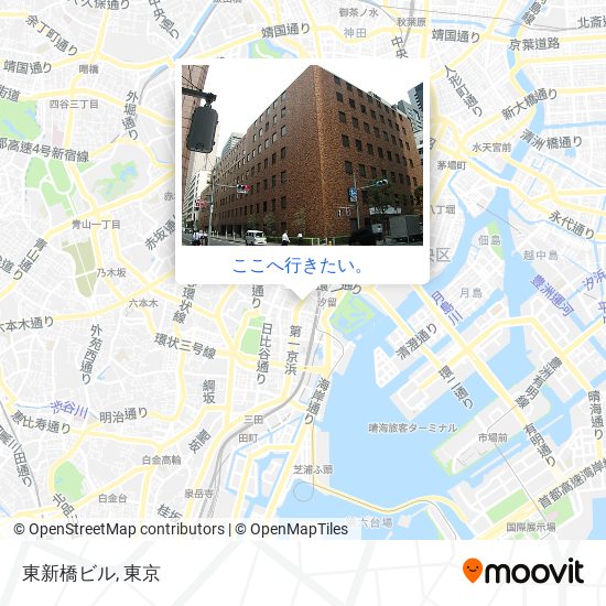 東新橋ビル地図