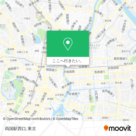 両国駅西口地図