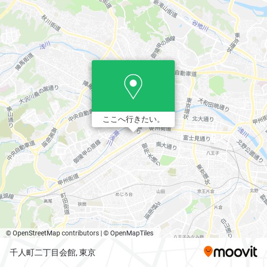 千人町二丁目会館地図