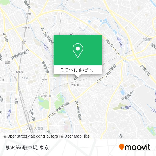 柳沢第6駐車場地図